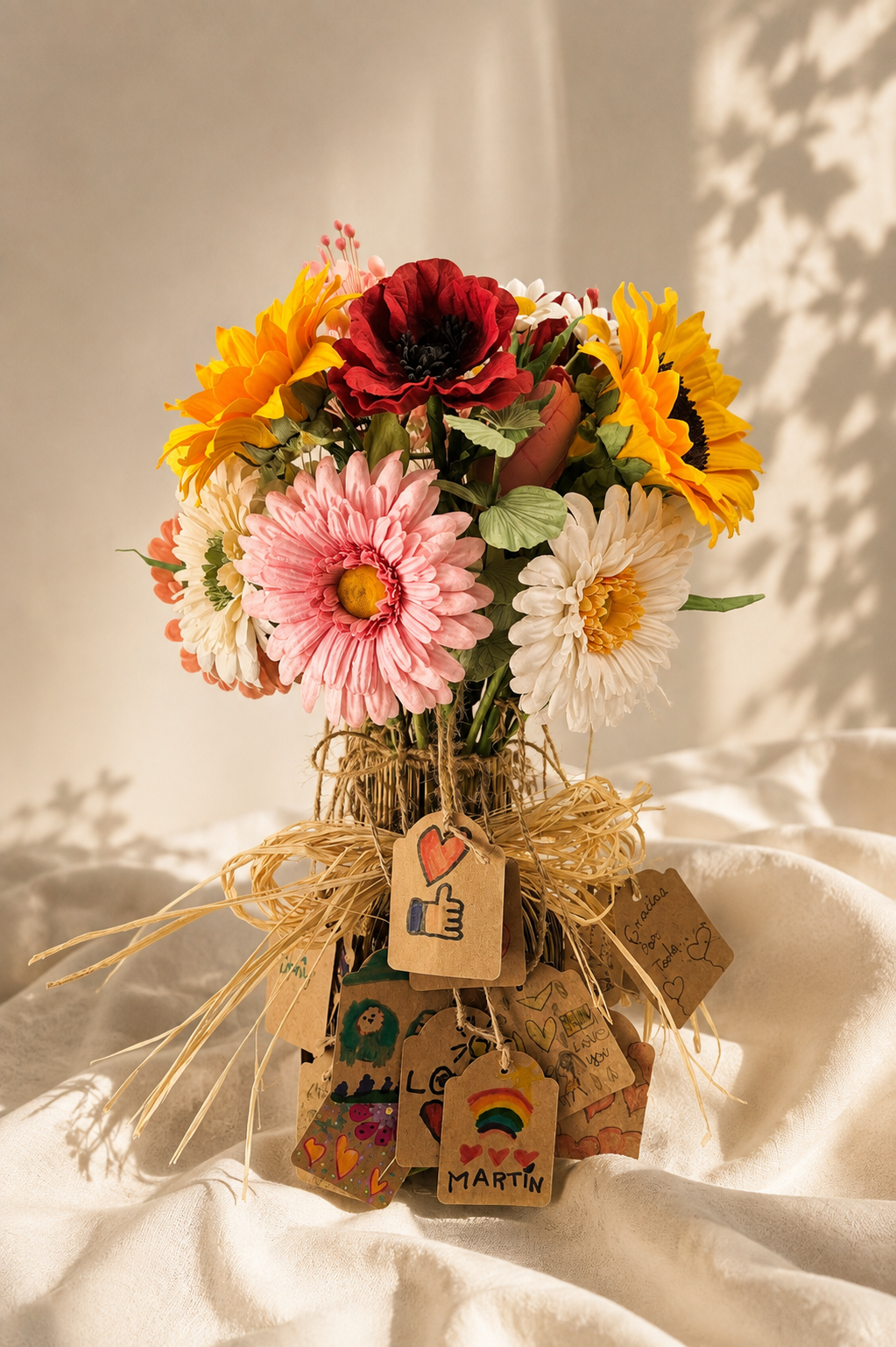 Flores de papel